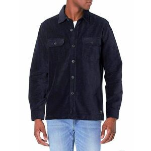 UNIONBAY Shirt Men's Sz M Corduroy Long Sleeve Button Up Shacket Cotton Blue NWT